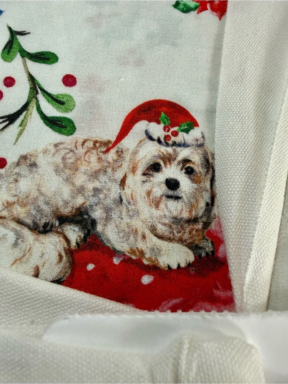 Pottery Barn Christmas Dogs Shower Curtain